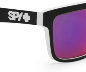 SPY HELM SUNGLASSES WHITEWALL GREY WITH BLUE MIRROR 673015809121