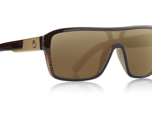 DRAGON REMIX Matte Woodgrain Bronze Ionise Sunglasses.